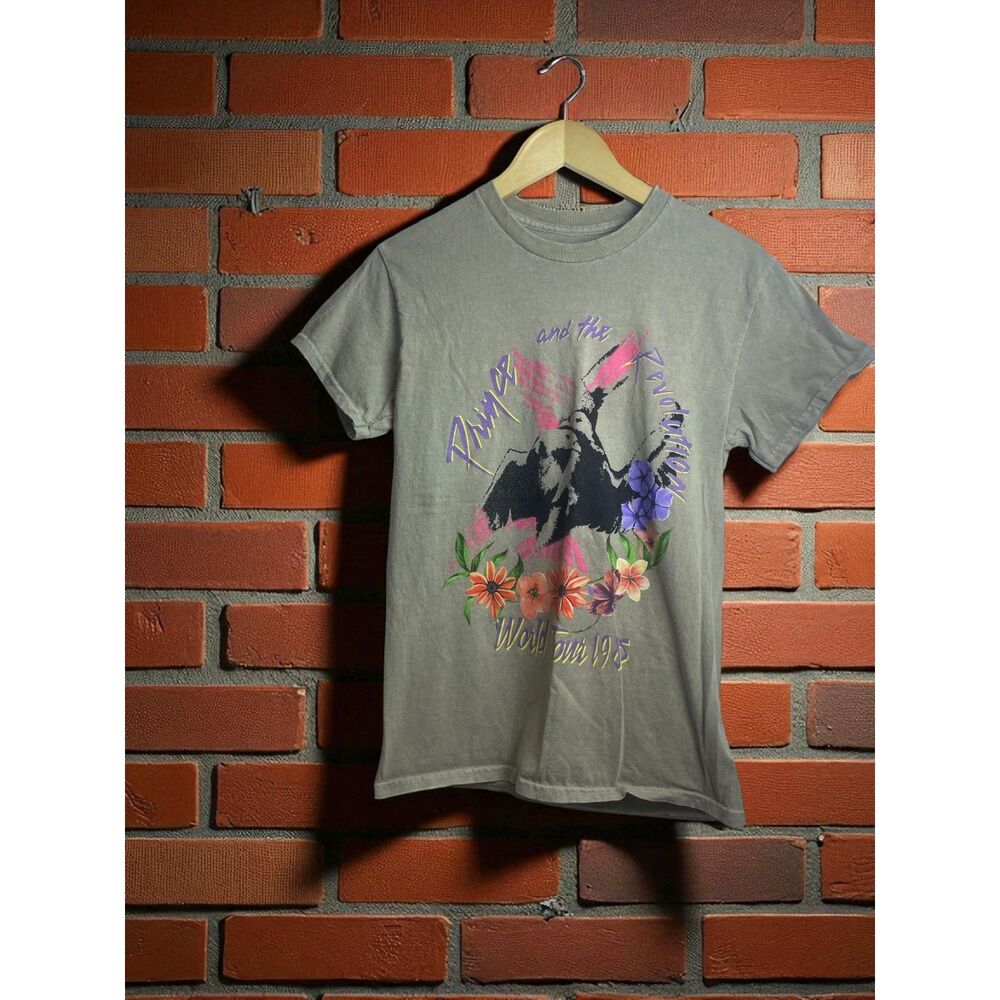 Vintage Style REPRINT Prince and The Revolution 1985 World Tour T-Shirt – Size S